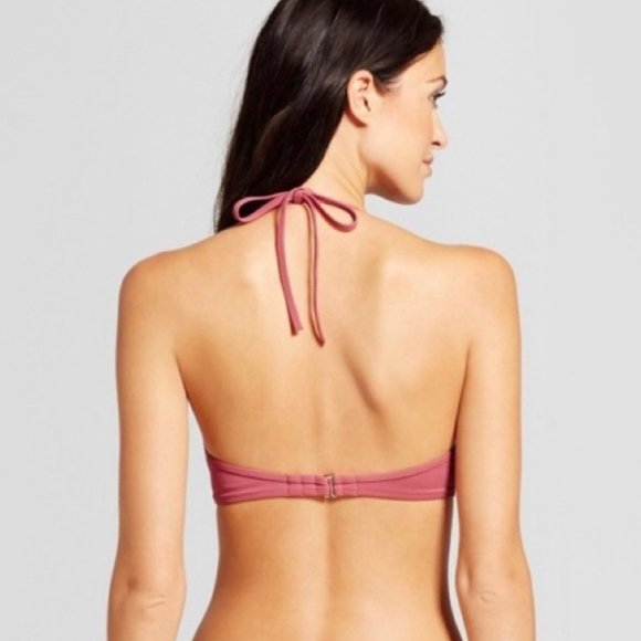 Shade and Shore Target 32C Women Rose Crochet Underwire Push Up Bikini Swim Top - Picture 6 of 6